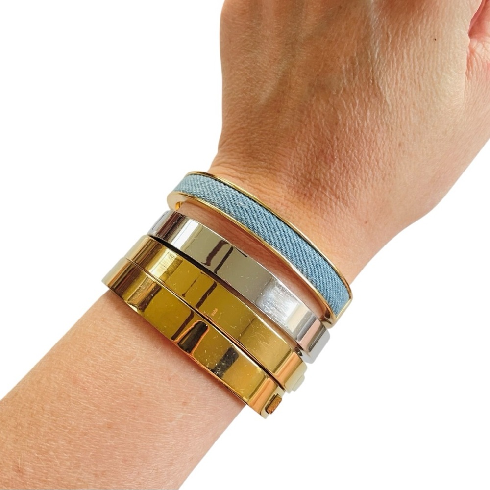 Set Of 9 Mixed Styles J. Crew Bangles Bracelets S… - image 3